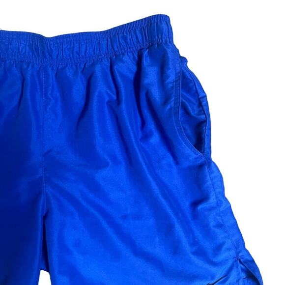 NIKE Men's Blue Drawstring Gym Athletic Running Shorts Size Large - Picture 3 of 7